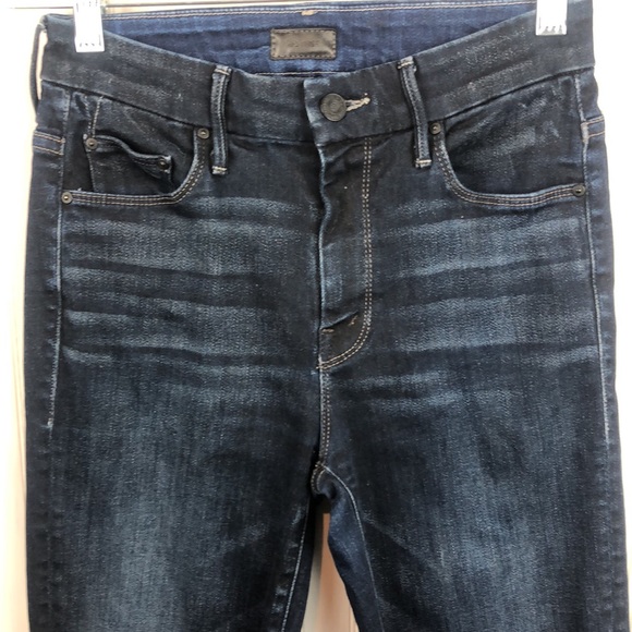 MOTHER HIGH RISE LOOKER ANKLE FRAY - Picture 3 of 9